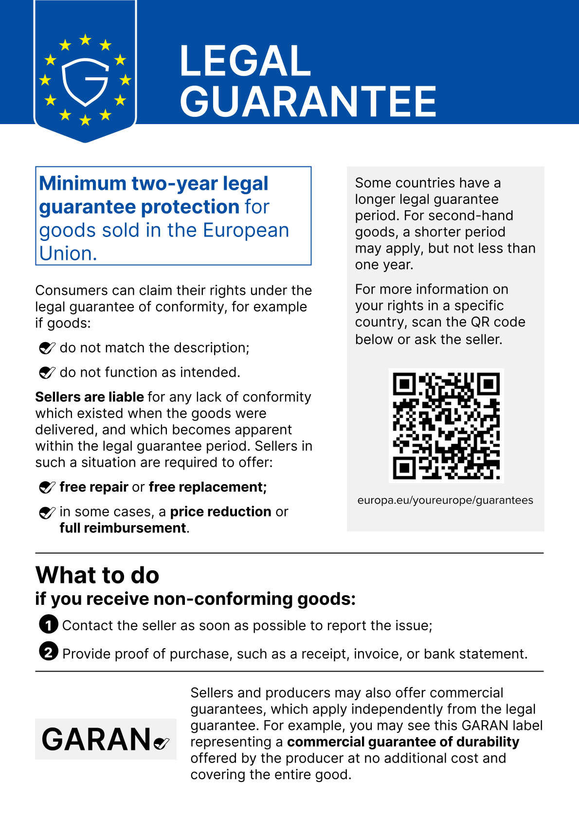 Guarantee Information