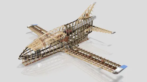 Schubrohr für BD-5 v. FOKKERC