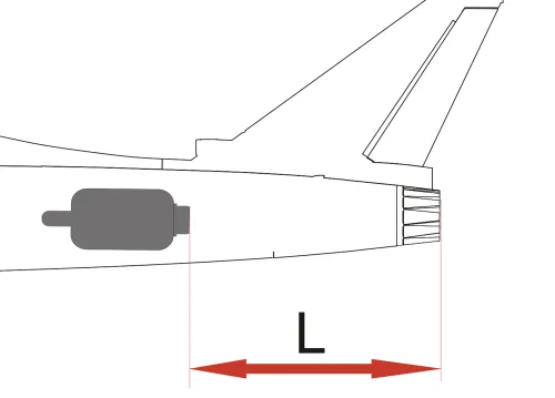 Schubrohr für FORTUNE (T-one models)