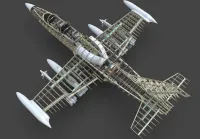 Schubrohr für Albatros, Custom wings 1/3,5