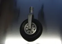 Nose leg and wheel for P 59