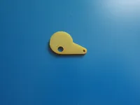 Small rudder offset horn