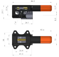ER-30 Einzelmechanik, 90°