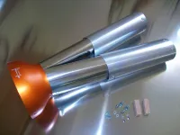 Bifurcated jet pipe for Eurofighter GRUMANIA